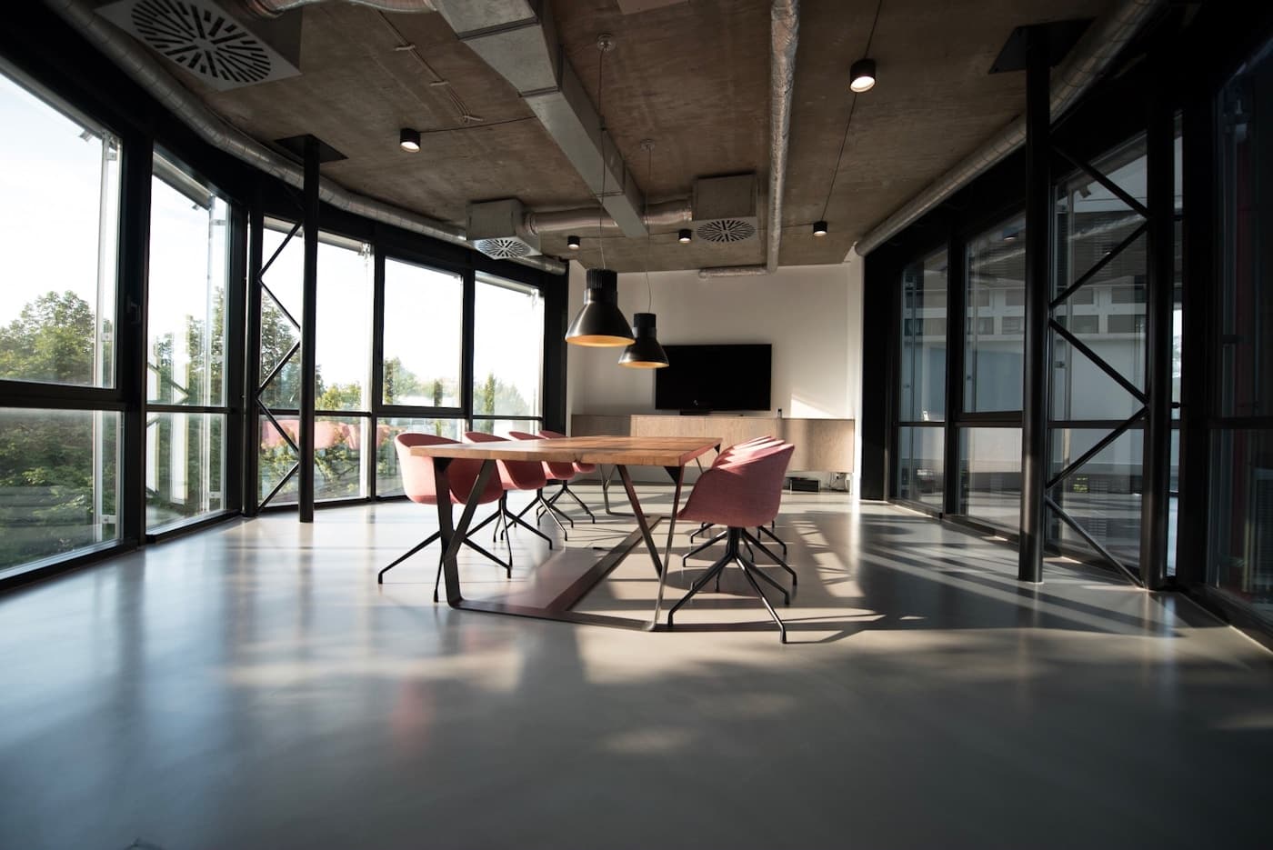 Collaborative lounge area in the WebMints office