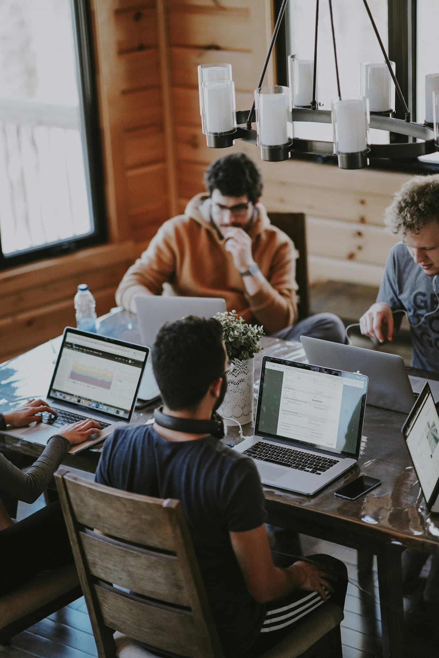 WebMints team members collaborating at the office